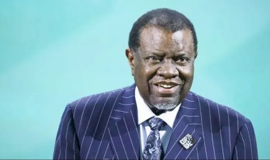 নামিবিয়ার প্রেসিডেন্টের মৃত্যু