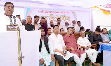ভ্রাম্যমাণ ব্যবসায়ীদের অস্থায়ী মার্কেটে পুনবার্সন কার্যক্রমের উদ্বোধন