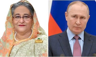 পুতিনকে শেখ হাসিনার অভিনন্দন