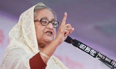 বিএনপি নেতারা কেন স্ত্রীদের ভারতীয় শাড়ি পোড়াচ্ছেন না: প্রধানমন্ত্রী