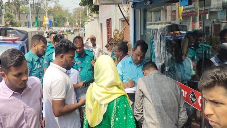 সিলেটে ফুটপাত দখলমুক্ত করতে সিসিকের অভিযান অব্যাহত