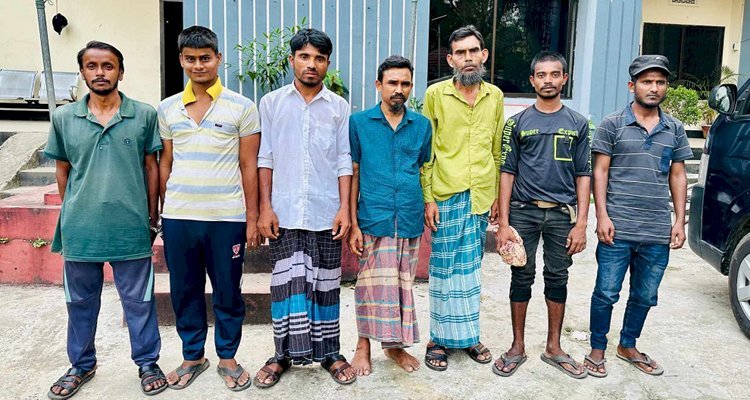 সিলেটে ৭ জুয়াড়ি আটক