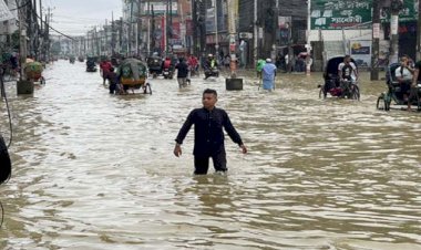 বন্যায় সিলেট অঞ্চলে ১৬ লাখ মানুষ পানিবন্দি