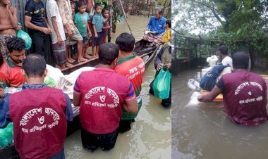 সিলেটে বন্যার্তদের সহায়তায় আনসার বাহিনী, সবার ছুটি বাতিল