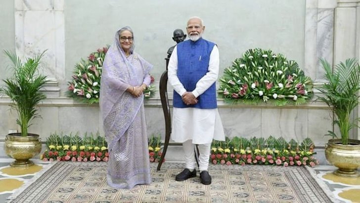 শেখ হাসিনা-মোদি বৈঠক: দুদেশের সম্পর্ক আরও দৃঢ় করার আশাবাদ