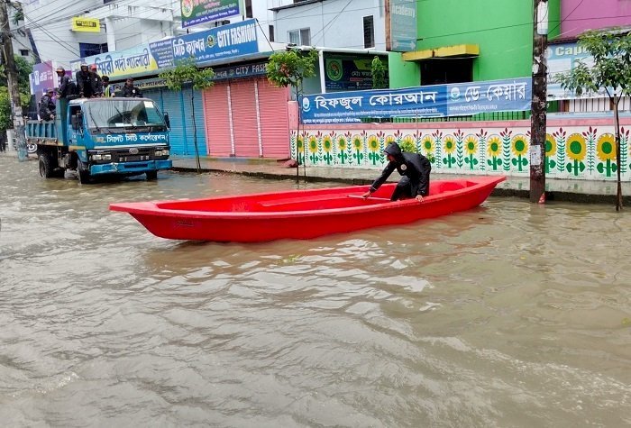 ১১ দিনের ব্যবধানে চারবার ডুবল সিলেট নগর