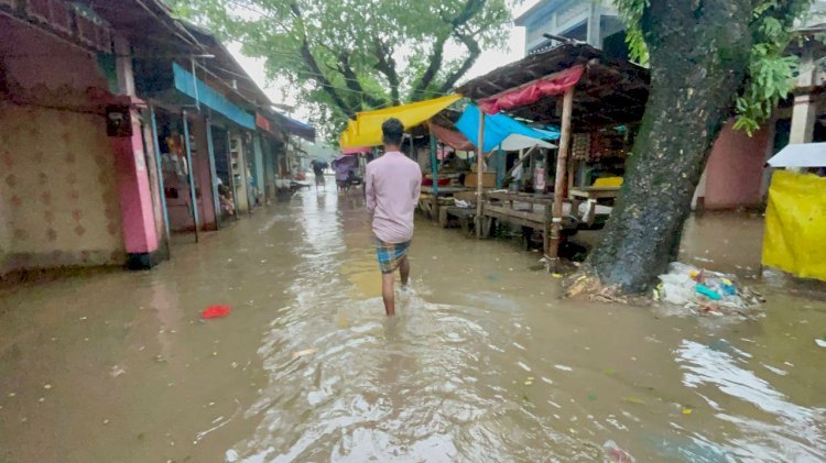 মৌলভীবাজারে পানিবন্দি ৫ লক্ষাধিক মানুষ