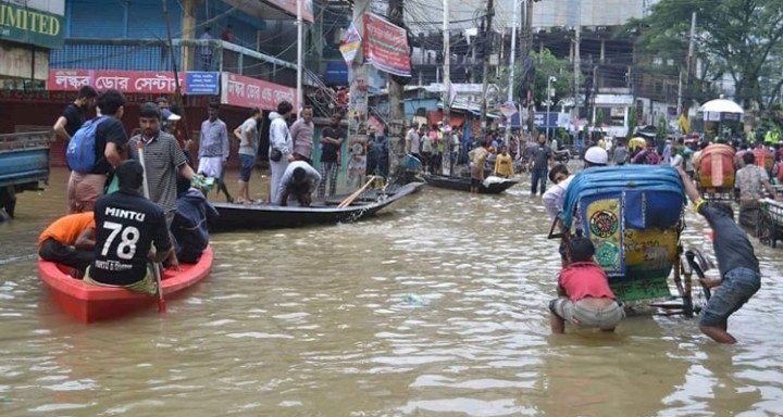 সিলেটে বন্যা পরিস্থিতি অবনতি, পানিবন্দি ৭ লাখ মানুষ