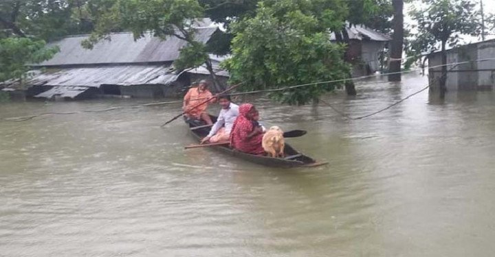 বিপদসীমার ওপরে নদীর পানি, সিলেটের অবস্থা ভয়াবহ