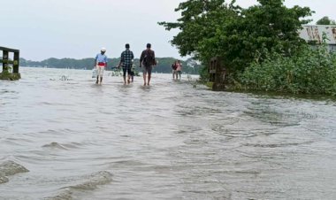 সুনামগঞ্জে নদ-নদীর পানি বিপৎসীমার ওপরে
