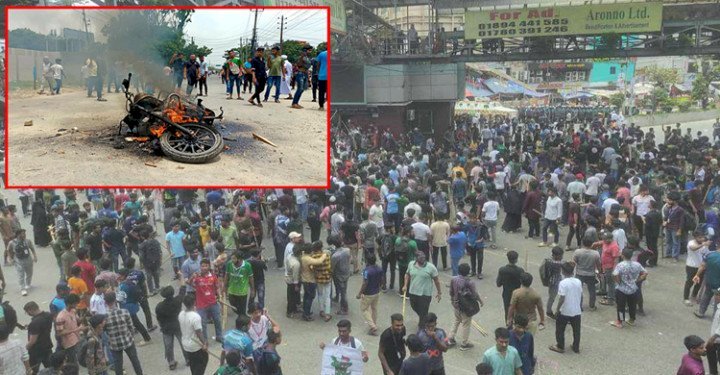 রণক্ষেত্র মিরপুর-১০, ৫ মোটরসাইকেলে আ গু ন