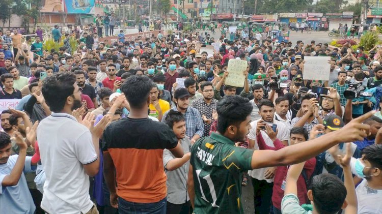 'মার্চ ফর জাস্টিস': সিলেটে পুলিশী বাধায় ছত্রভঙ্গ আন্দোলনকারীরা