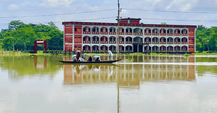 কুশিয়ারায় পানি বেড়ে প্লাবিত ৮ শতাধিক গ্রাম