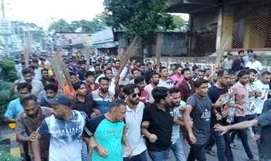 সিলেটে যুবদলের পূর্ণাঙ্গ কমিটি প্রত্যাখ্যান করে একাংশের ঝাড়ু মিছিল
