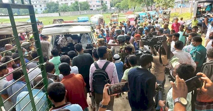 দাফনের ৪৪ দিন পর আন্দোলনে নিহত সাজ্জাদের মরদেহ উত্তোলন