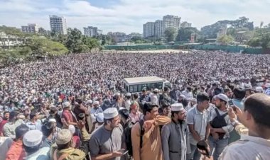 আইনজীবী আলিফের জানাজায় মানুষের ঢল