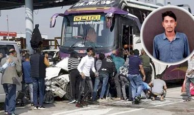 টোলপ্লাজায় নিহত ৬: সেই বাসচালক গ্রেফতার