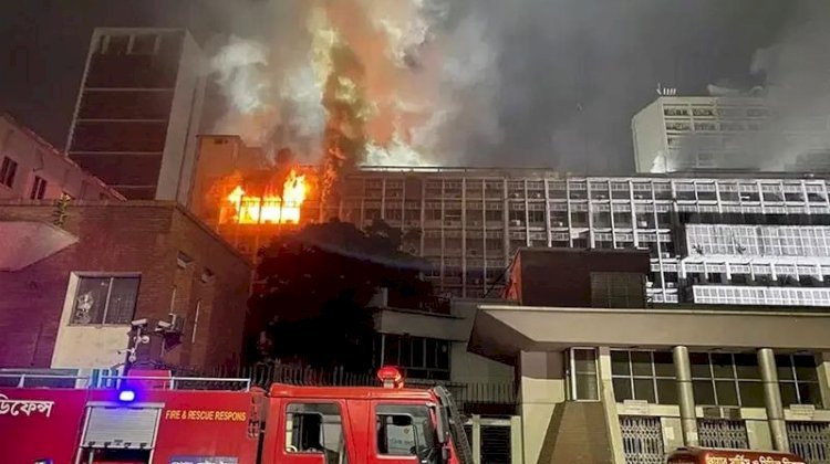 সচিবালয়ে ভয়াবহ অগ্নিকান্ড: নাশকতা নাকি দুর্ঘটনা!