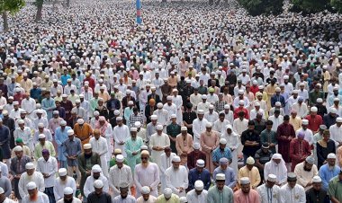 শোলাকিয়ায় ৬ লক্ষাধিক মুসল্লির অংশগ্রহণে ঈদ জামাত