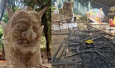 ফ্যাসিবাদের মোটিফে আগুন দেয়া ব্যক্তিটি ছাত্রলীগ কর্মী, দাবি সহপাঠীদের