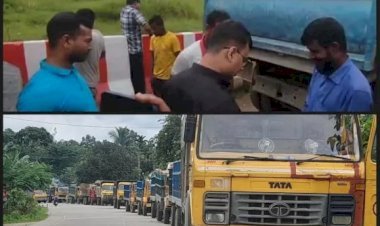 সিলেটে অভিযানে ৩৫ হাজার ঘনফুট পাথর উদ্ধার ৭০টি ট্রাক জব্দ,