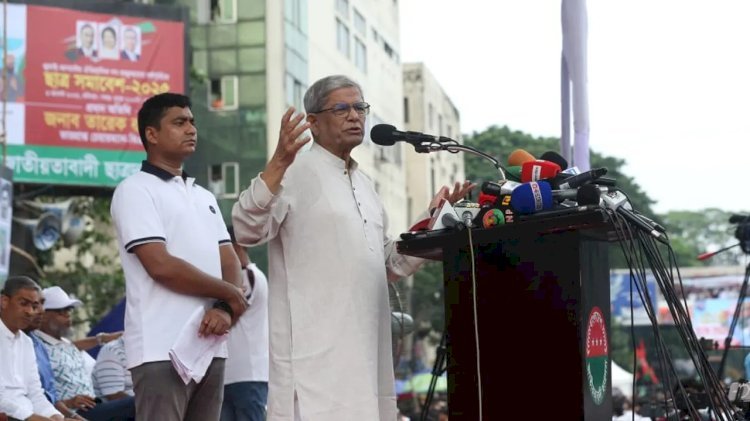 হাসিনাকে আর এই দেশে রাজনীতি করার সুযোগ দেব না : মির্জা ফখরুল