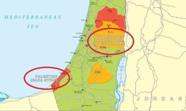 যুক্তরাজ্যের সরকারি মানচিত্রে ফিলিস্তিনের নাম