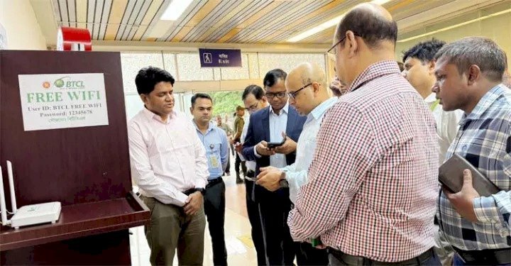 সিলেট ওসমানী আন্তর্জাতিক বিমানবন্দরে ফ্রি ওয়াইফাই সেবা চালু