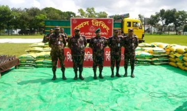 সিলেট সীমান্তে অভিযানে দেড় কোটি টাকার চোরাচালানী পণ্য জব্দ