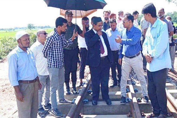 ৫ম দফা বর্ধিত মেয়াদেও শেষ হয়নি কুলাউড়া-শাহবাজপুর রেলপথ পুনর্বাসন প্রকল্পের কাজ