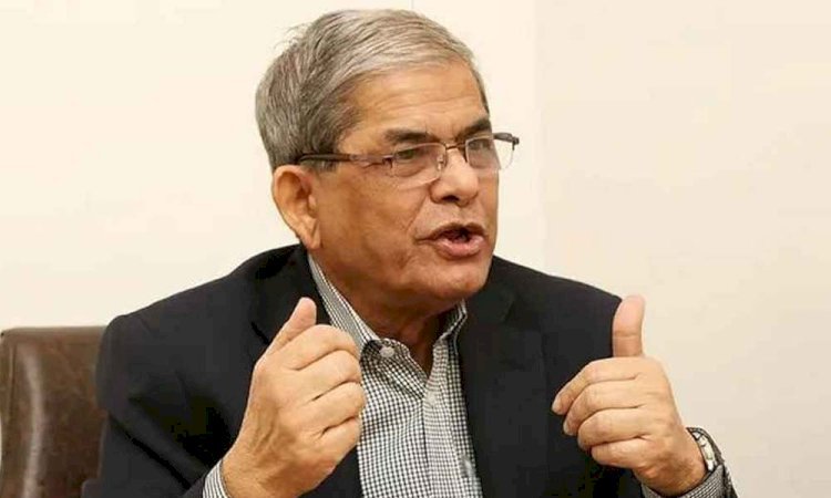 রাজনৈতিক সংকটের জন্য দায়ী অন্তর্বর্তী সরকার : মির্জা ফখরুল