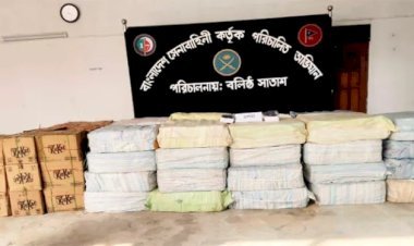 সিলেটে সেনাবাহিনীর অভিযানে ৫৪ লাখ টাকার ভারতীয় মালামাল জব্দ