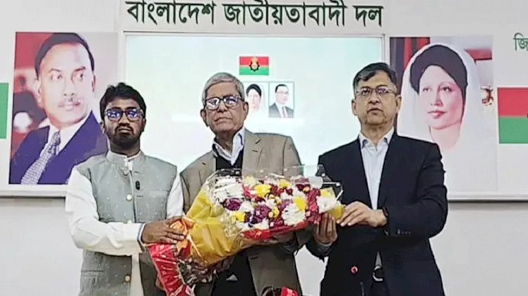 বিএনপিতে যোগ দিলেন গণঅধিকারের রাশেদ খান