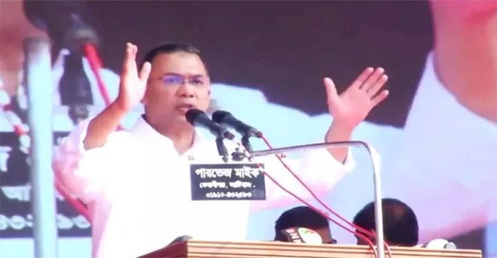 ১৬ বছর জনগণের সম্পদ লুটে বিদেশে পাচার করা হয়েছে: সিলেটে তারেক রহমান