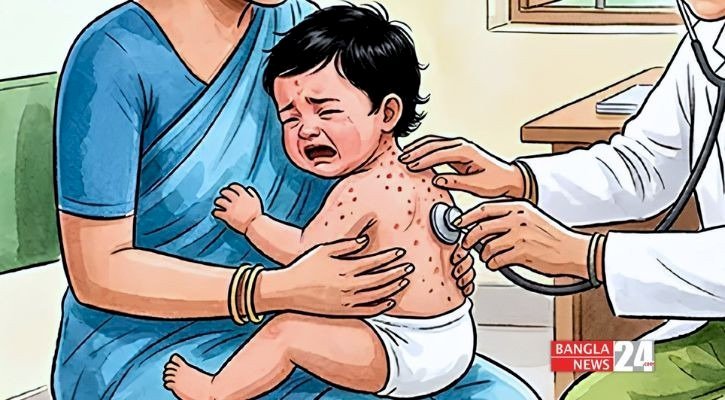 ২৪ ঘণ্টায় হাম ও উপসর্গে ১৭ জনের মৃত্যু
