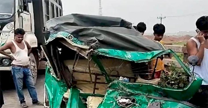হবিগঞ্জে ট্রাক-অটোরিকশার সংঘর্ষে নিহত ২
