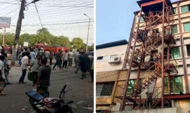 সিলেটে ফিজার কারখানায় অগ্নিকাণ্ড
