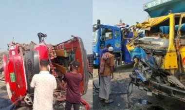 ঢাকা-সিলেট মহাসড়কে বাস-ট্রাকের সংঘর্ষ, নিহত ২